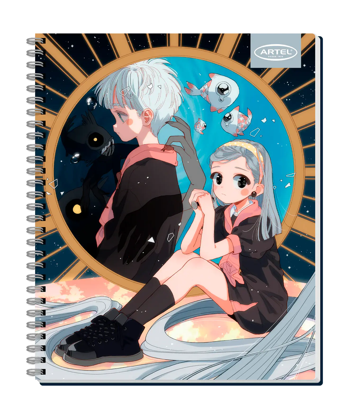 Cuaderno universitario 100 hojas Ilustradora Chilena 2