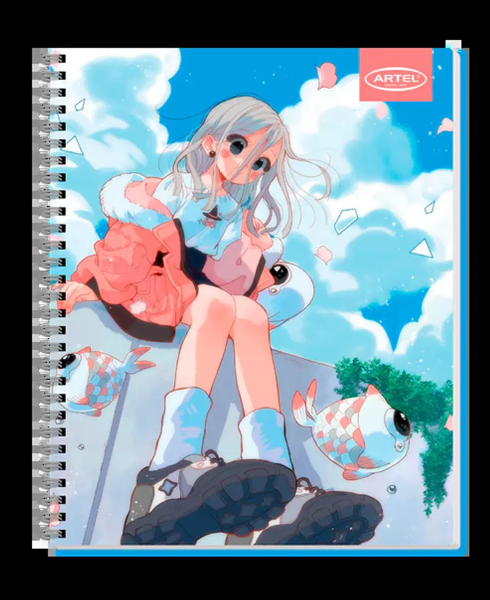 Cuaderno universitario 100 hojas Ilustradora Chilena 4
