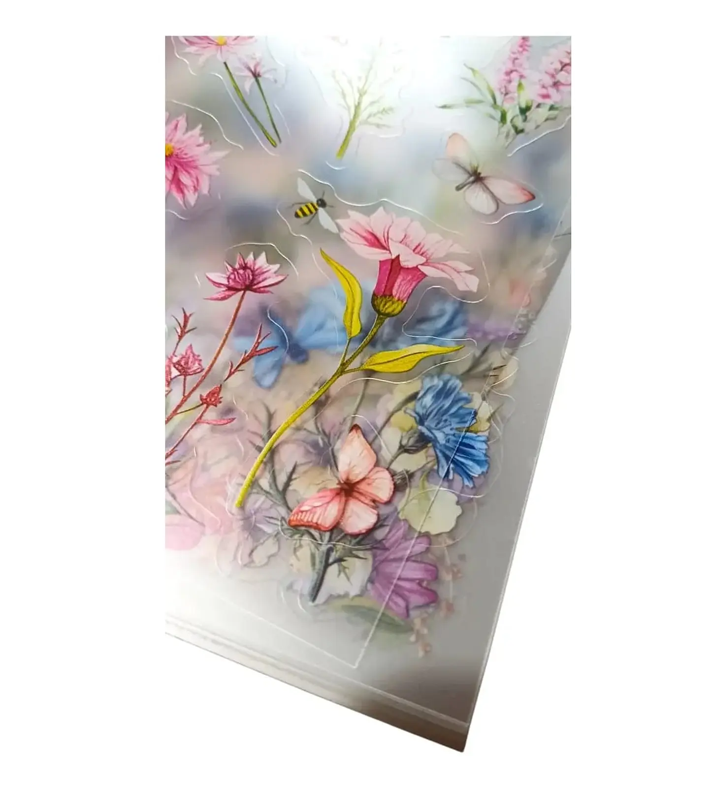 Block Sticker Floral Nature 20 Hojas Journal +300 Stickers C 3