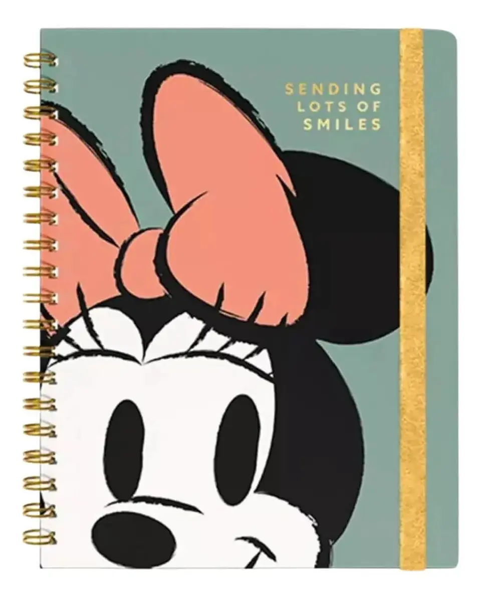 Libreta Espiral Minnie Hojas Lineadas 90hjs 2