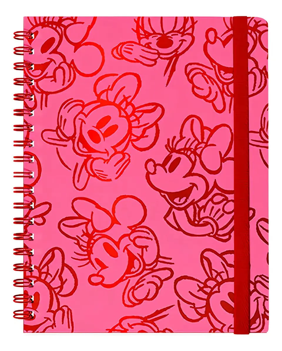 Libreta Espiral Minnie Hojas Lineadas 90hjs 3