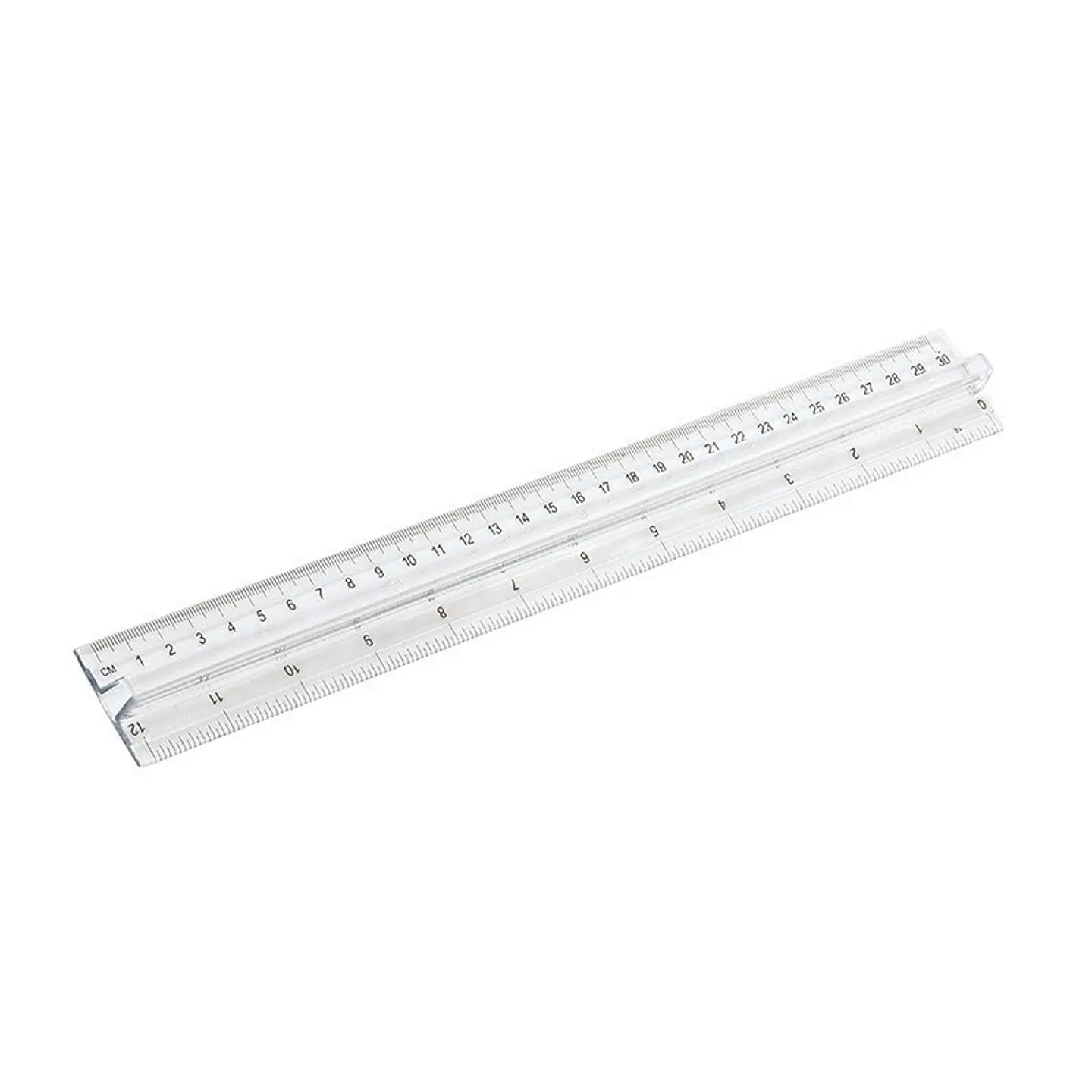 Regla doble decímetro plástico 30cm neolite 1