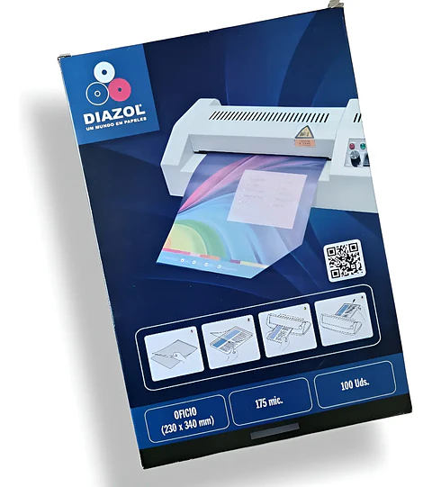 Laminas Para Termolaminado Oficio 125 Mic Diazol 100 Un