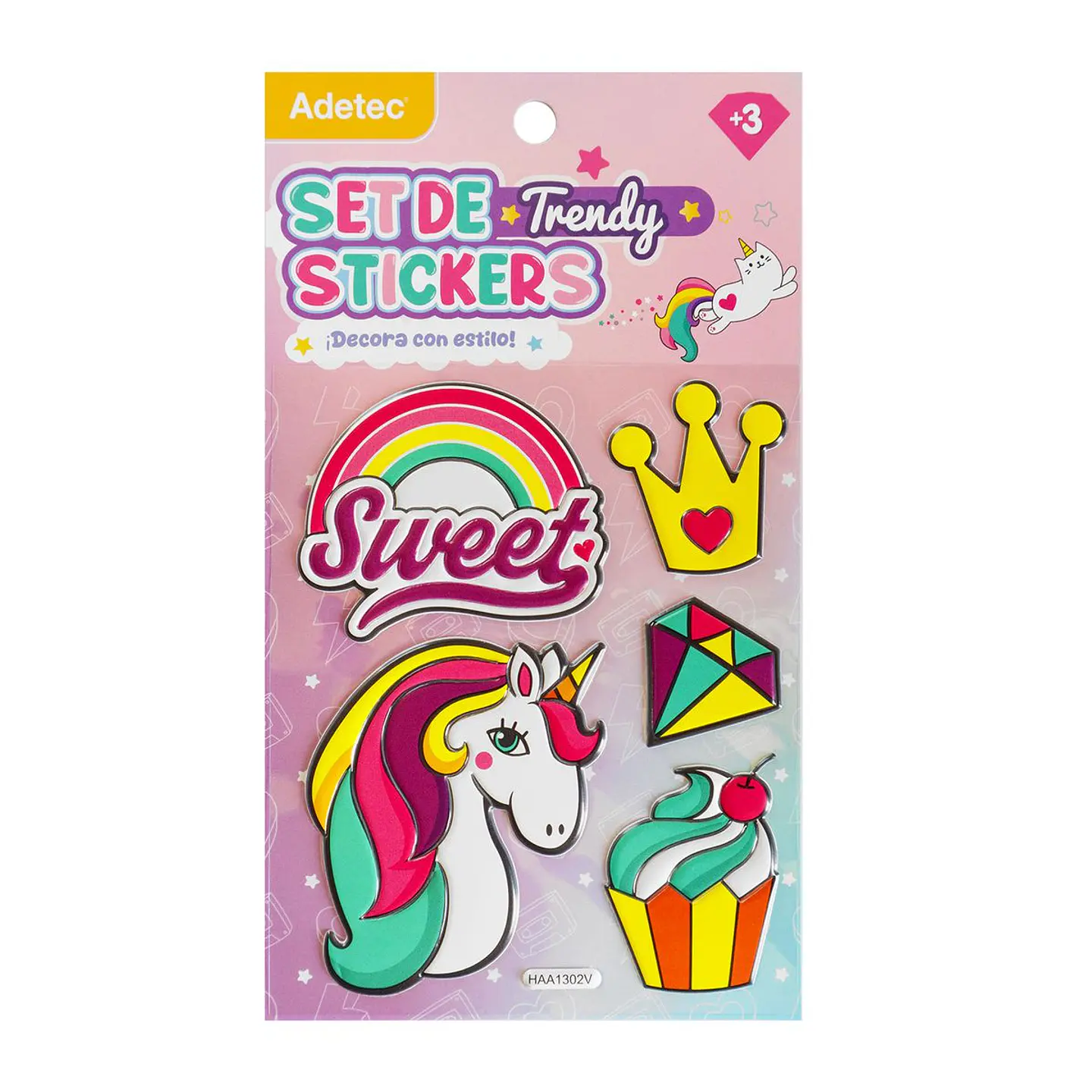 STICKERS DECORATIVOS RELIEVE ADETEC 2