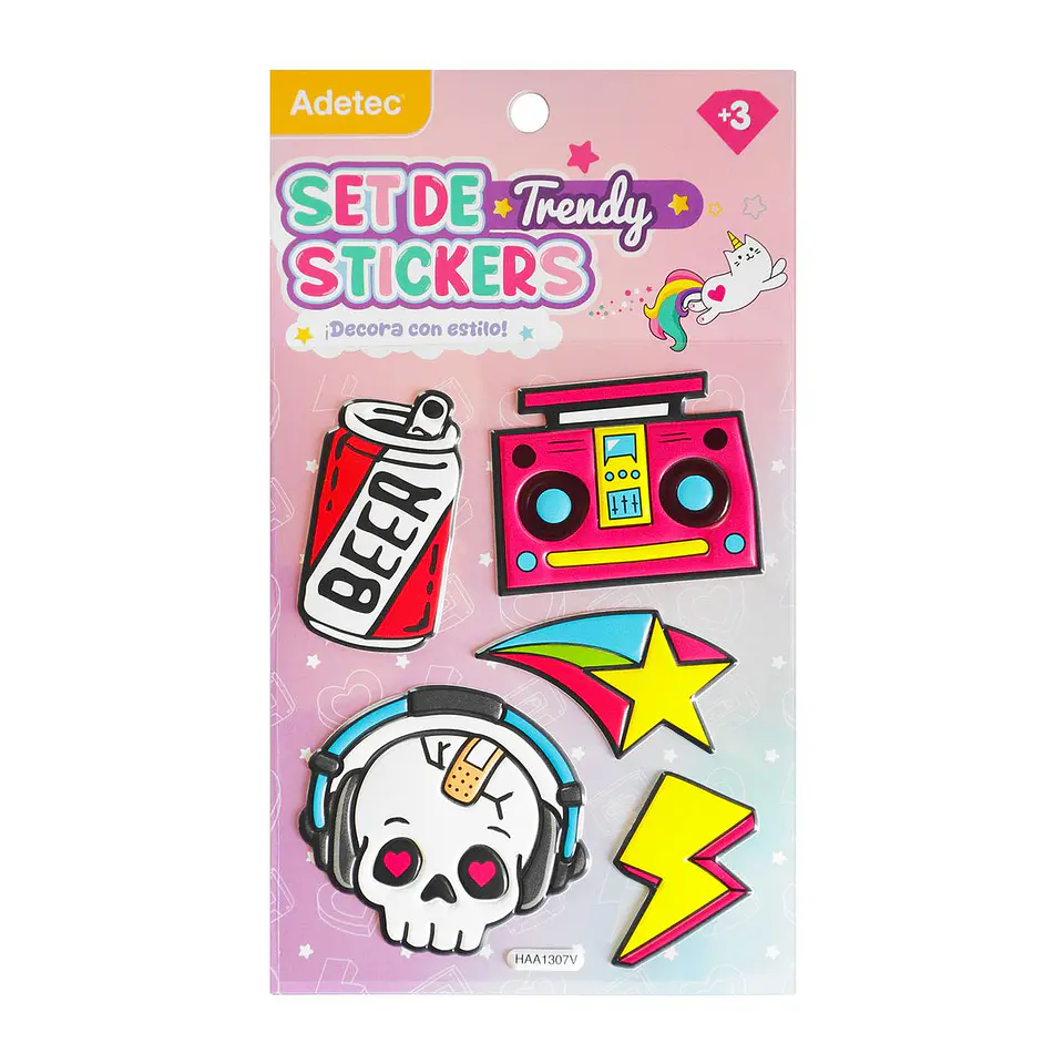 STICKERS DECORATIVOS RELIEVE ADETEC 3