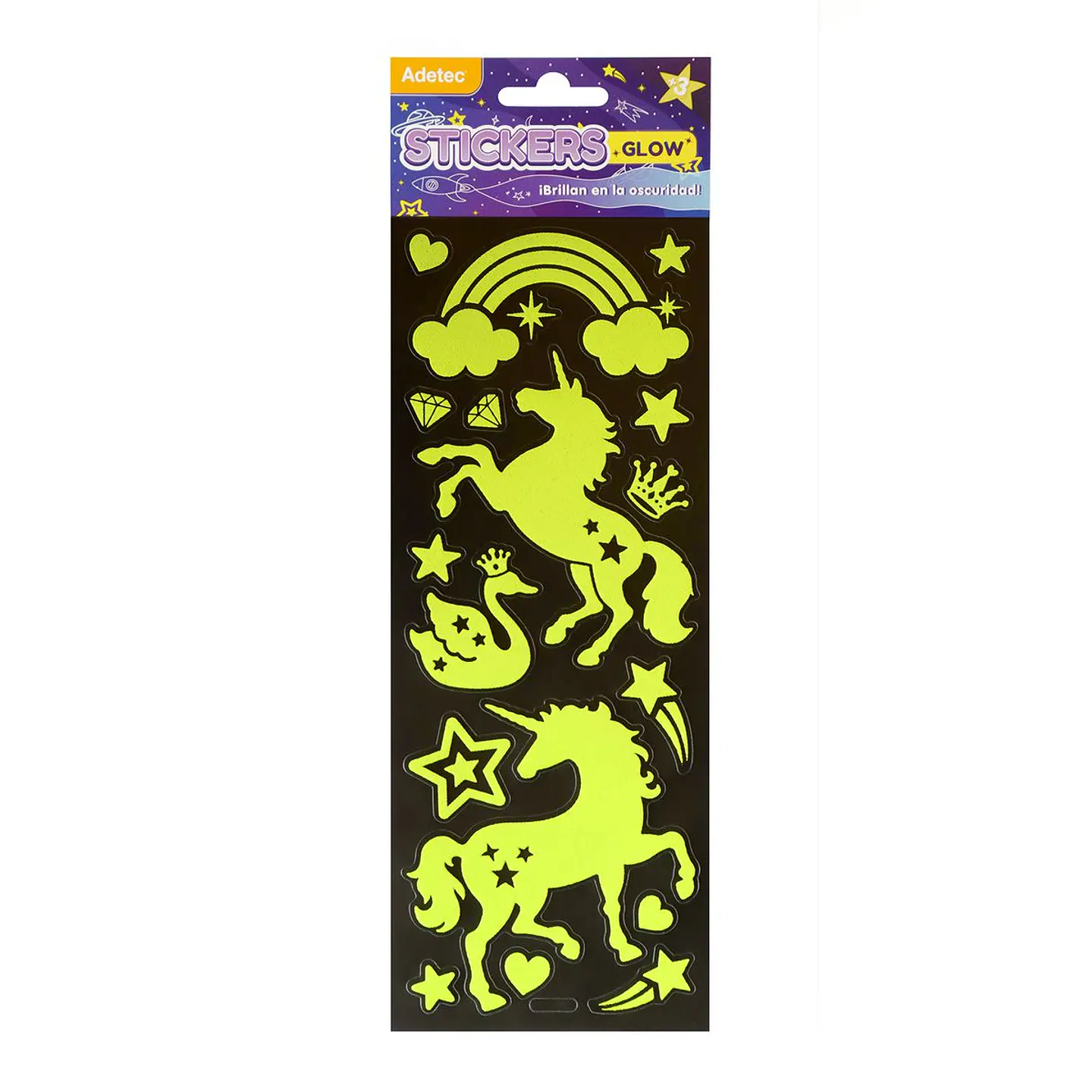 Stickers Glow! Brillan en la oscuridad 2