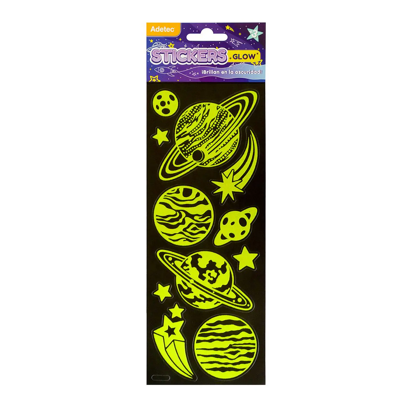 Stickers Glow! Brillan en la oscuridad 3