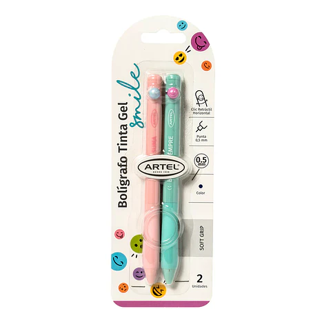 Bolígrafo gel Smile Artel