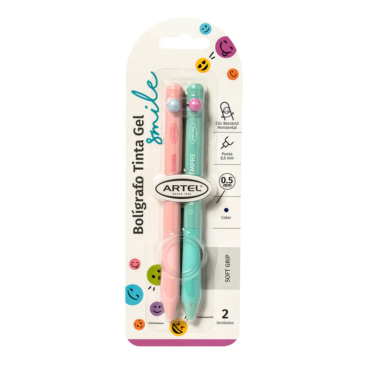 Bolígrafo gel Smile Artel 1