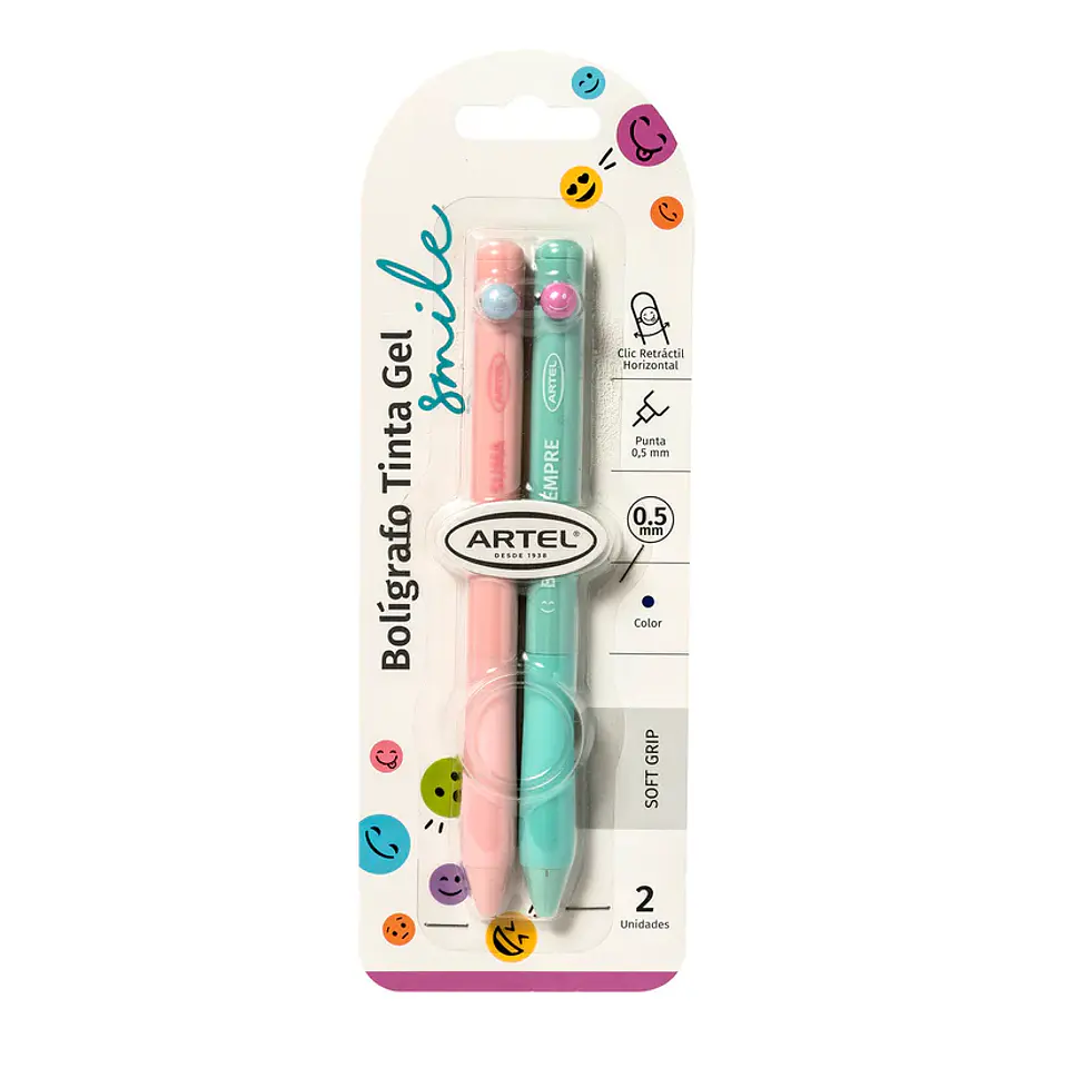 Bolígrafo gel Smile Artel 1