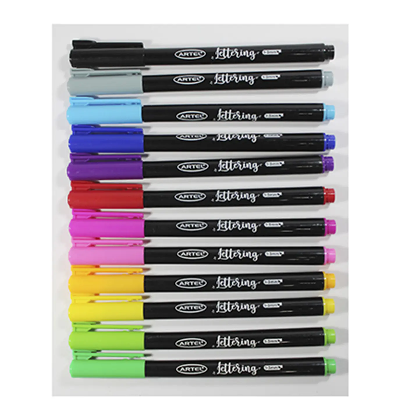 Set lettering 12 colores artel 2