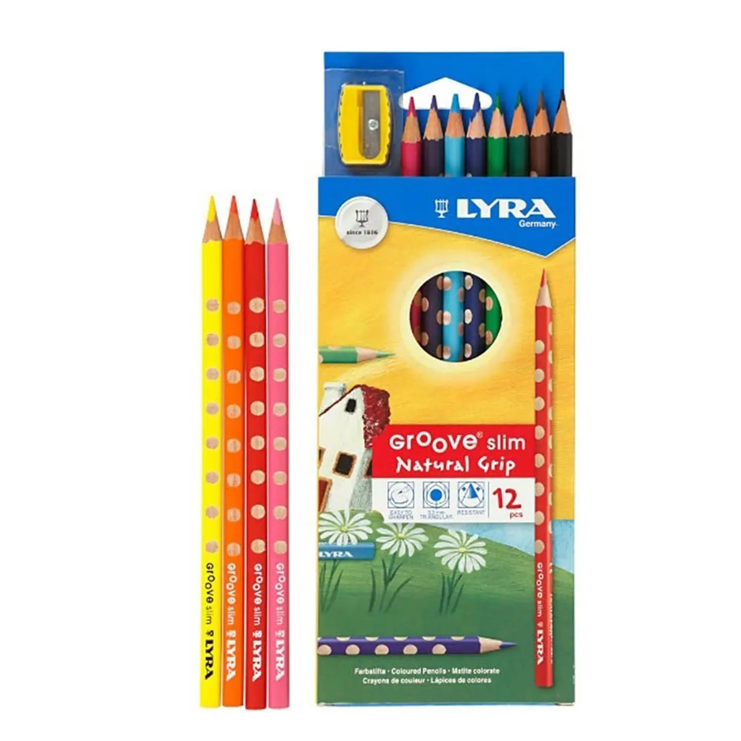 Lapices Groove Slime natural Grip Lyra 1