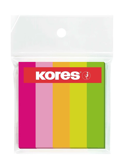 Nota Adhesiva 76x15 mm 5 Colores Neón 100 Hojas