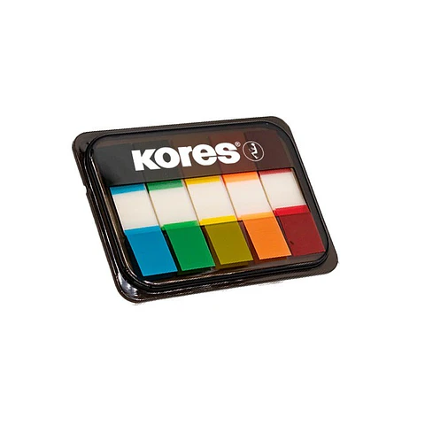 Marcadores de páginas colores neón Kores