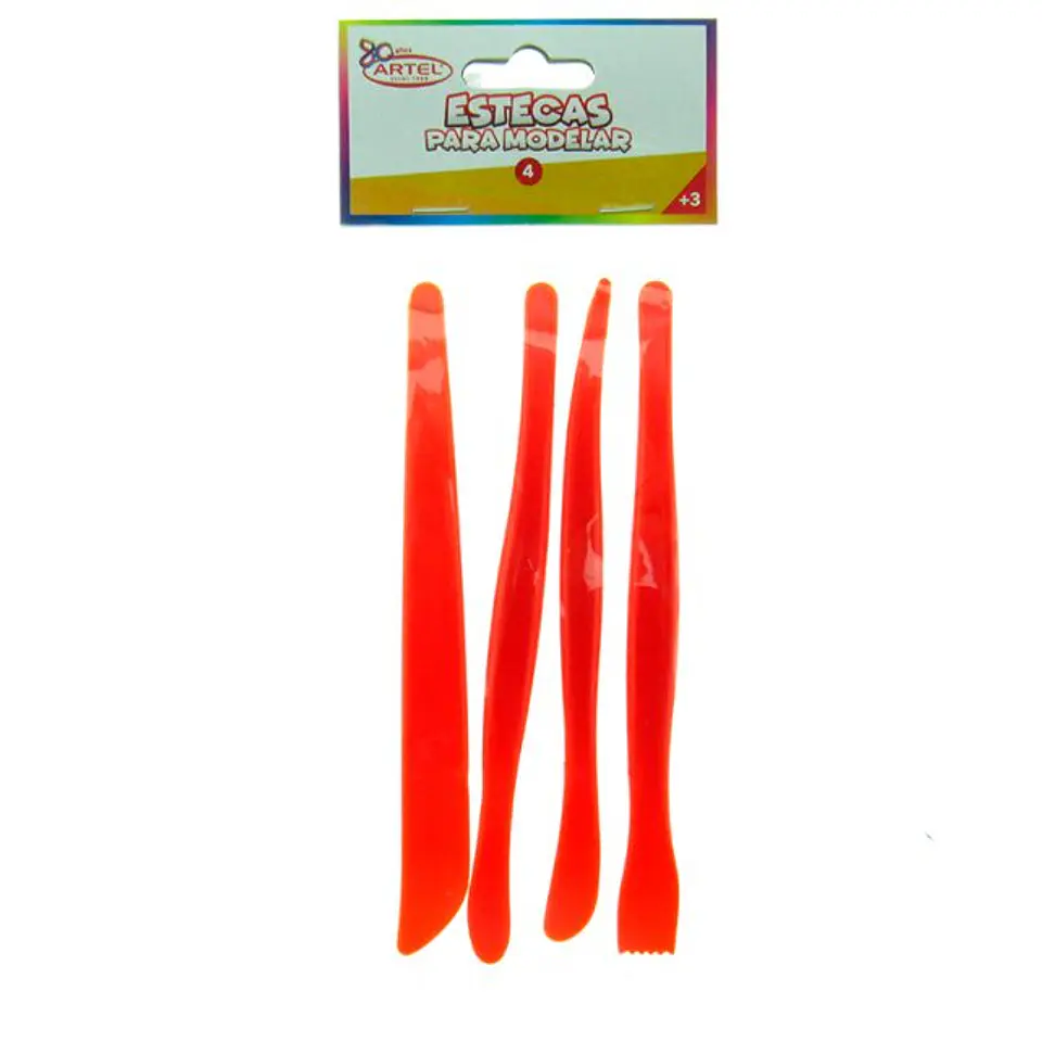 Estecas para modelar 4 unid Plasticas Artel 1