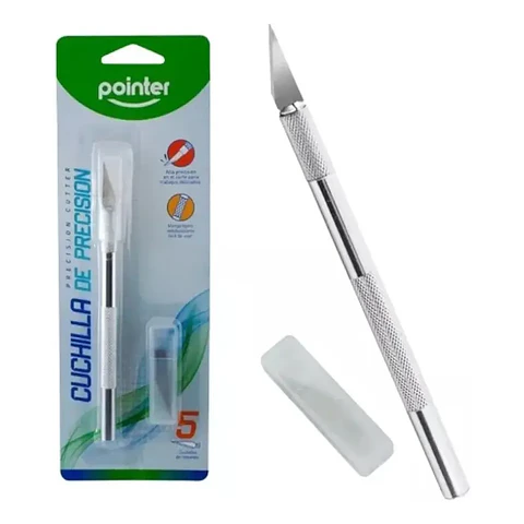 Cuchilla De Precisión Pointer + 5 Cuchillas De Repuesto