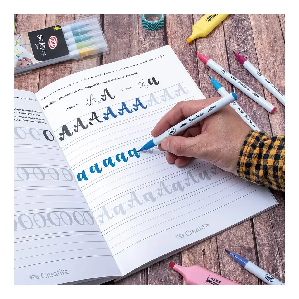 Cuaderno De Caligrafía Y Lettering Nivel 1 Adix Creative 2