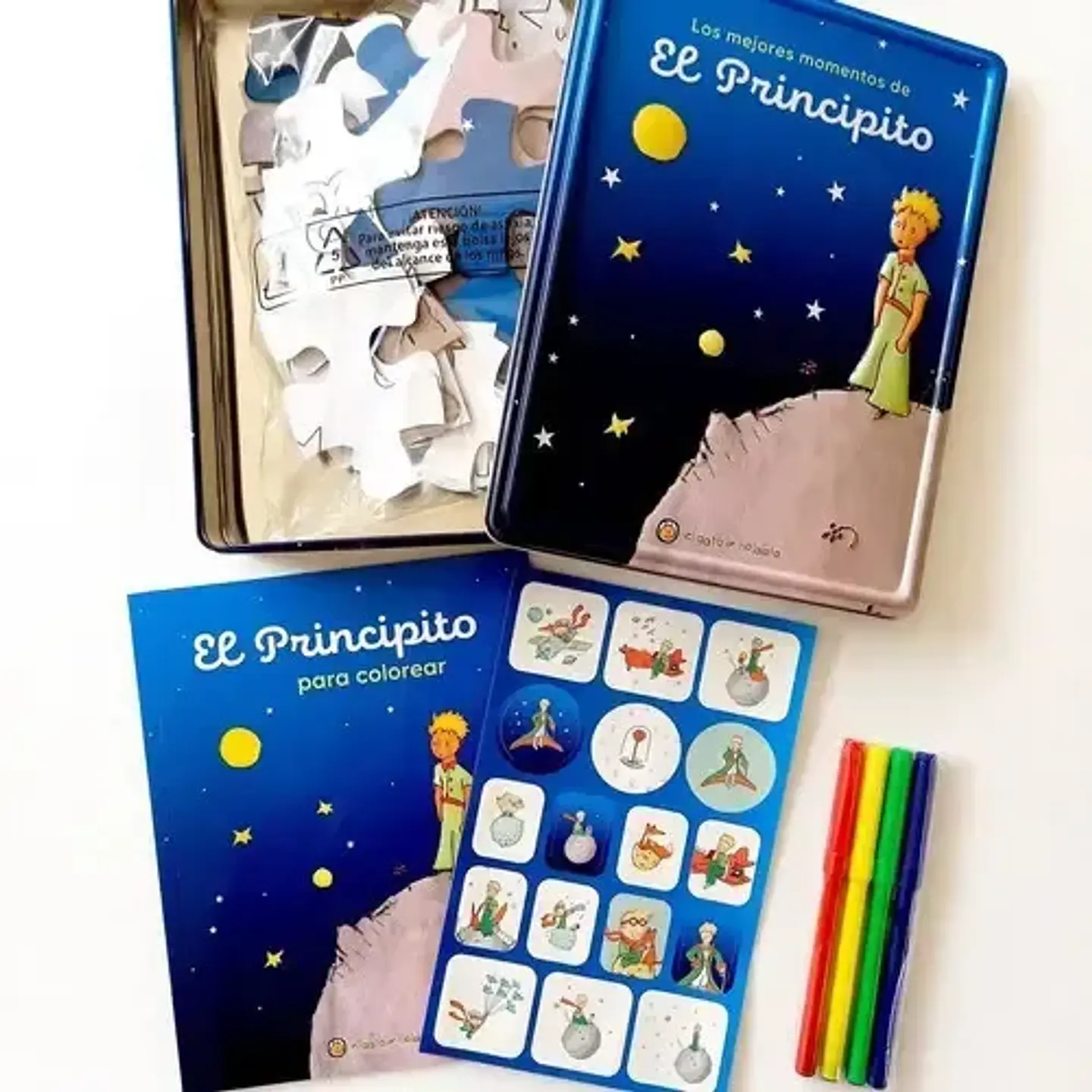 Lata Coleccionable Rompecabezas El Principito  2