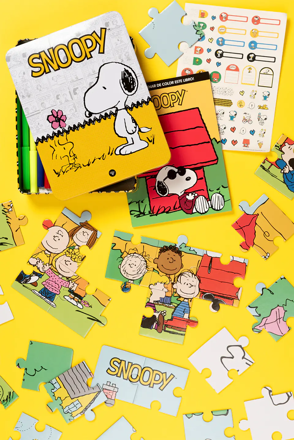 Lata Coleccionable Rompecabezas Snoopy 2