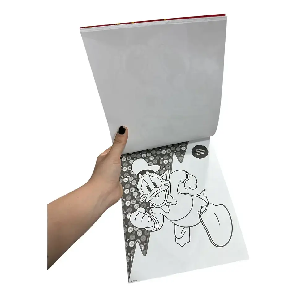 Set Artístico Disney Mickey Mouse Con Crayones Doble Color 3