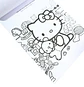 Block de 52 Hojas Para pintar y Stickers de Hello Kitty and Friends - Miniatura 2