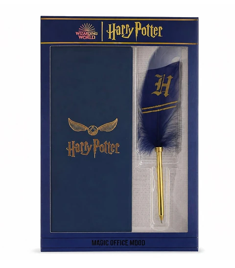 Libreta más Pluma Harry Potter 