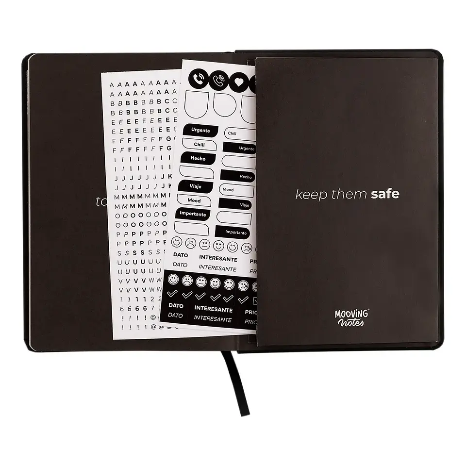 CUADERNO A5 BLACK EDITION - MOOVING 3