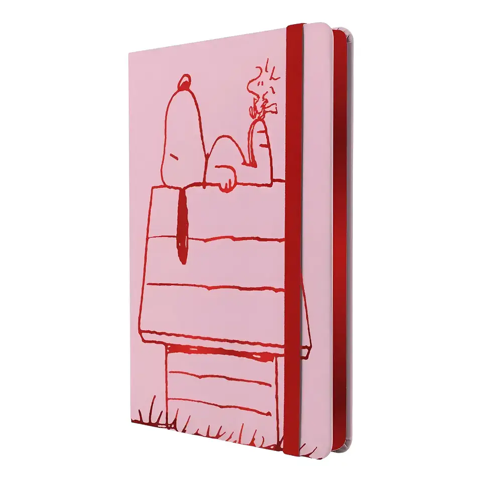 Cuaderno Mooving Notes A5 Snoopy Rosa 1