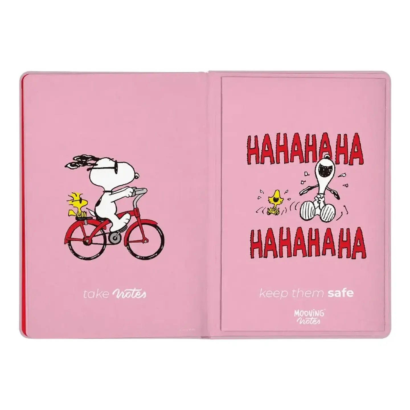Cuaderno Mooving Notes A5 Snoopy Rosa 5