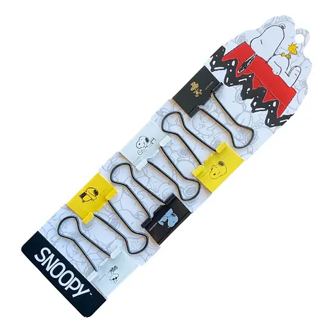 Set de 6 binder clip Snoopy Mooving!