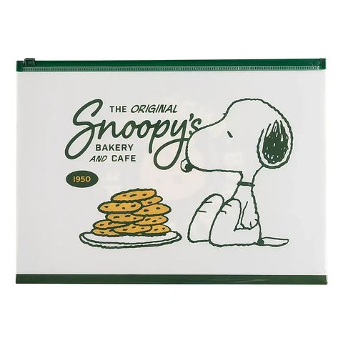 Carpeta Sobre A4 con cierre zip Snoopy