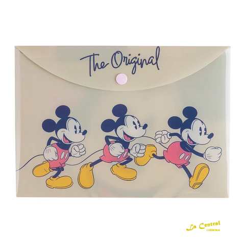Carpeta Sobre con Botón A5 Mickey and Friends