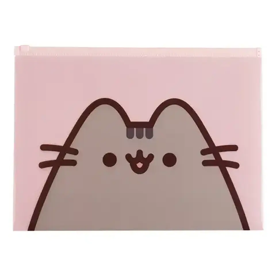 Carpeta Sobre Con Cierre Zip A4  Pusheen 1