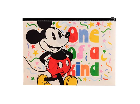 Carpeta Sobre A4 Con Cierre Zip Mickey & Friends