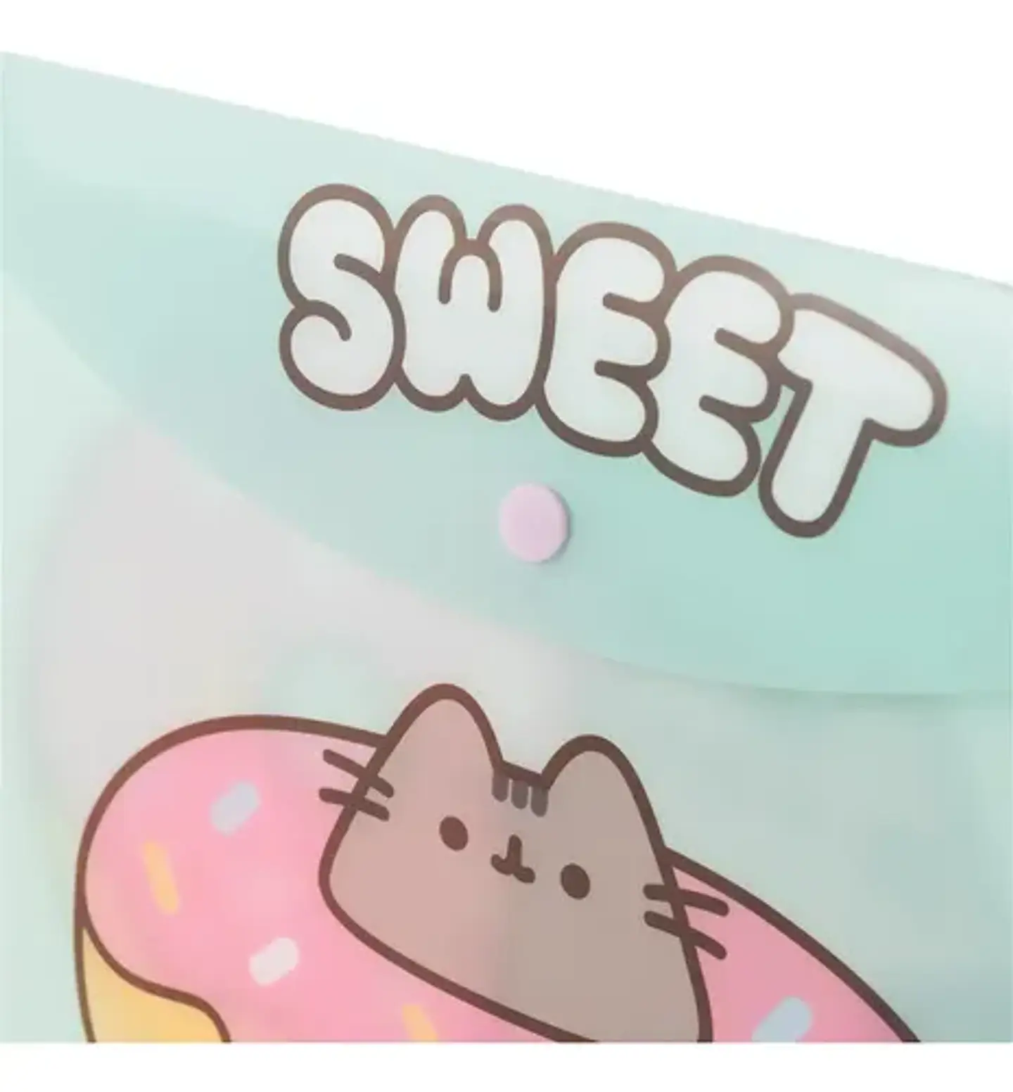 Sobre Con Botón A4 Pusheen 2
