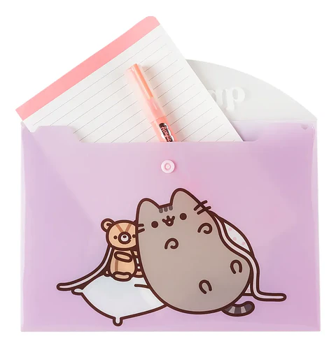 Sobre con Botón A5 Pusheen