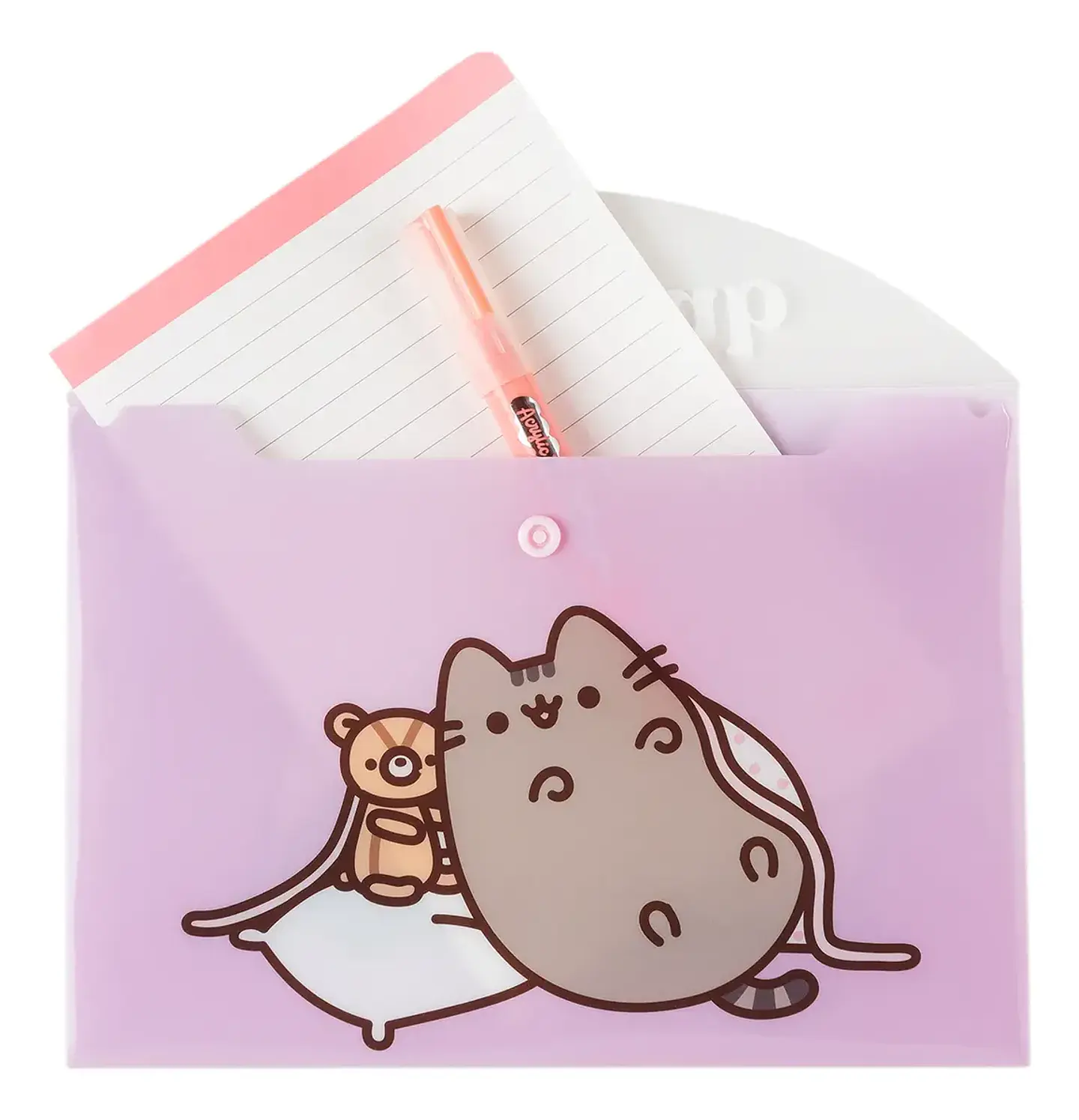 Sobre con Botón A5 Pusheen 1