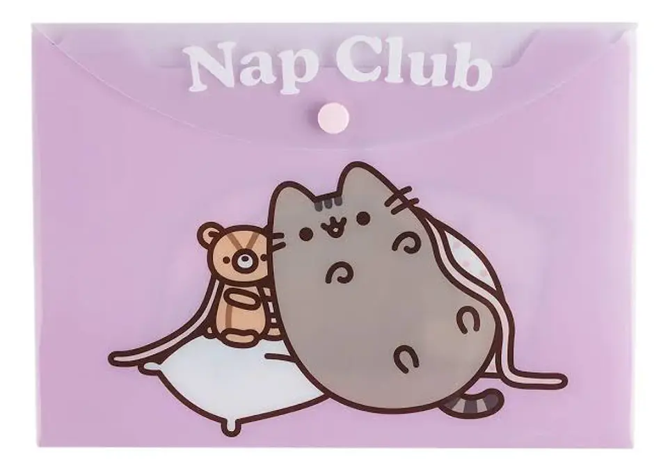 Sobre con Botón A5 Pusheen 2