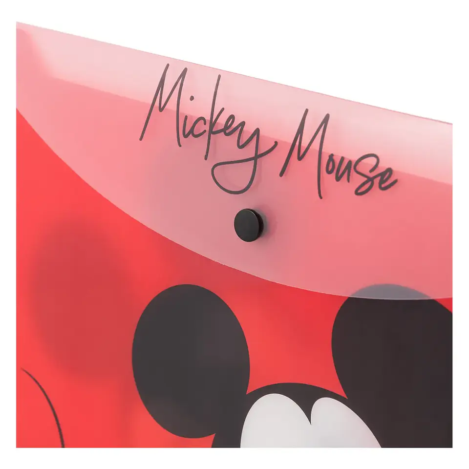 Carpeta Sobre Plástico A4 Con Botón Mickey And Friends 2