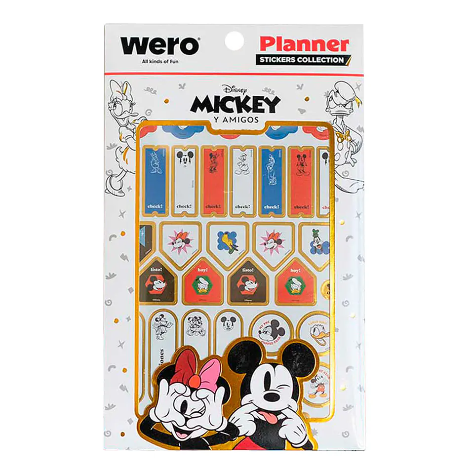 Set Colección Stikers Planner Mickey - Wero 1