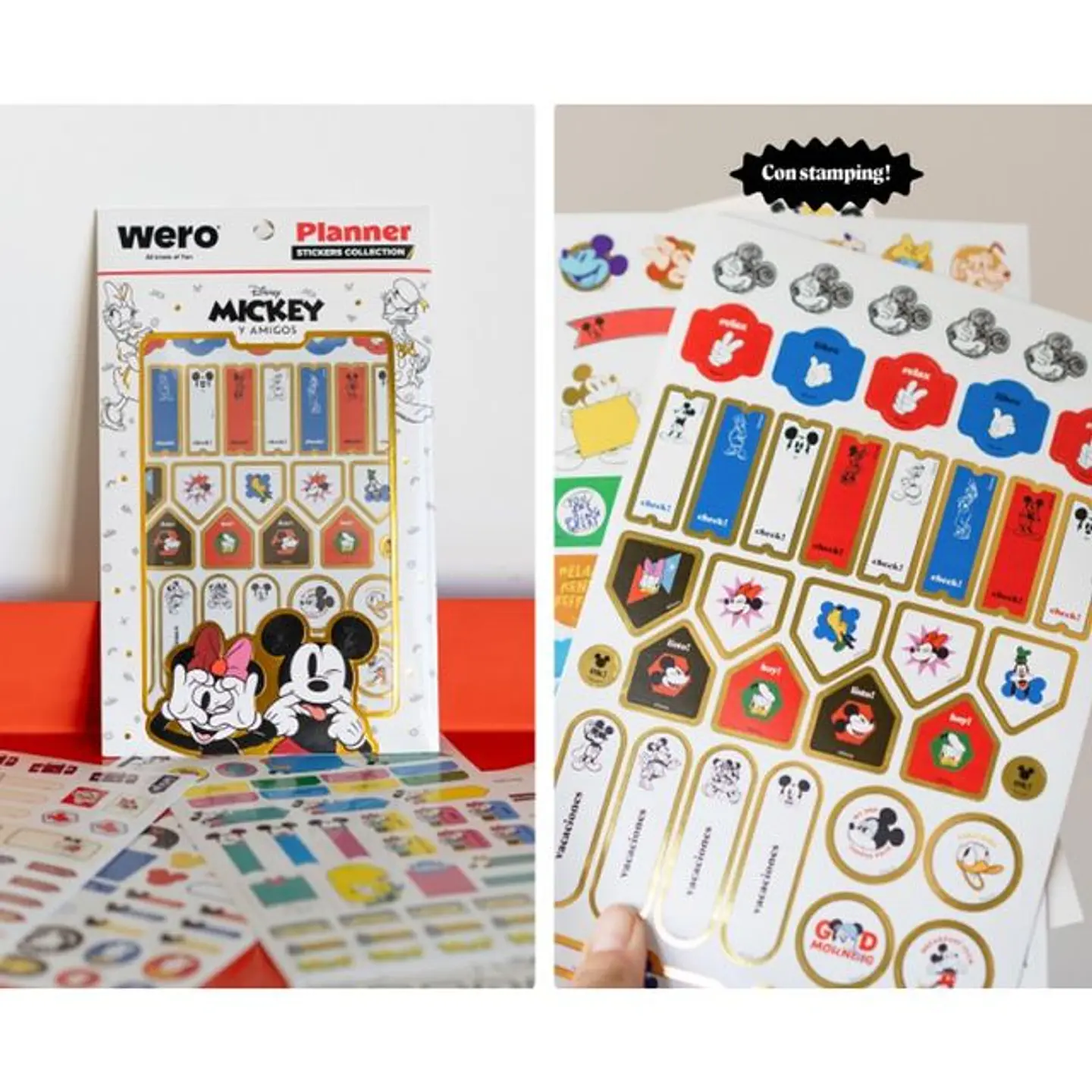 Set Colección Stikers Planner Mickey - Wero 4