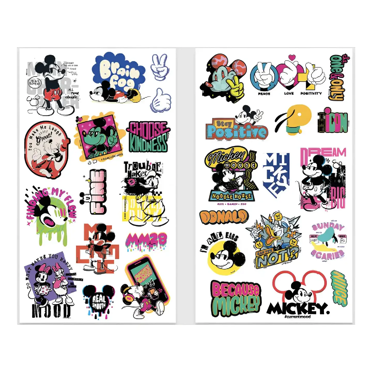 Sticker Mickey Mouse Para Botella Mickey Uv Transfer - WERO 2