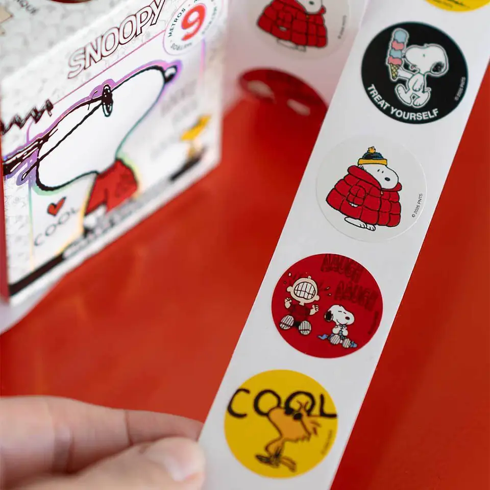 BULLET ROLL 300 STICKERS SNOOPY - WERO 3