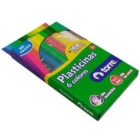 Plasticina 6 Colores 108 g Torre