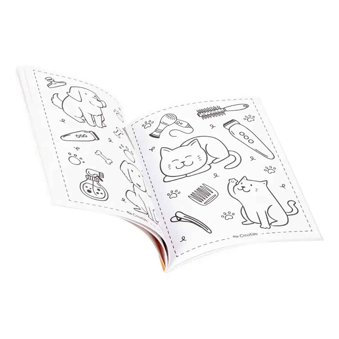 Libro Para Colorear Doodles Perros Y Gatos - Adix Creative 2