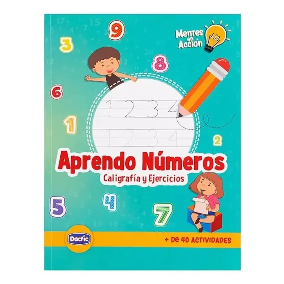 Libro Aprendo Números Caligrafía y Ejercicios - Dactic 1