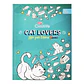 Libro Colorear Cat Lover Kawai 50 Diseños Creative - Miniatura 1
