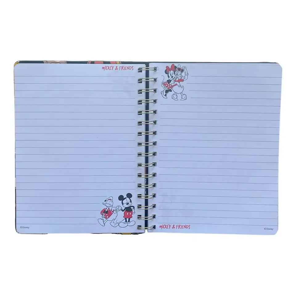  Libreta Doble Espiral A5 Líneas- Mickey & Friends - Mooving 3