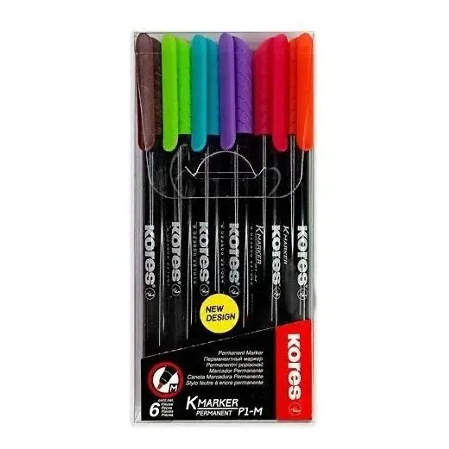 Marcadores Permanentes Kores X6 Unidades 1