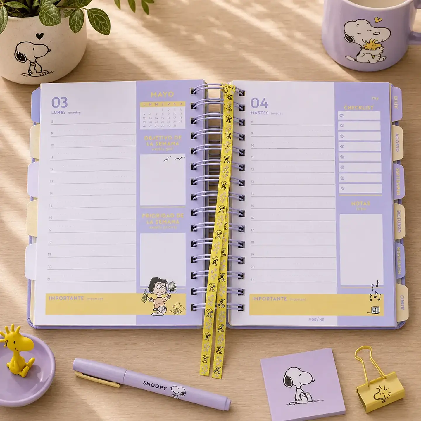 Agenda Snoopy 2027 Diaria - Mooving! 2